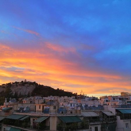 Rooftop Studio, Acropolis View! Atény Exteriér fotografie
